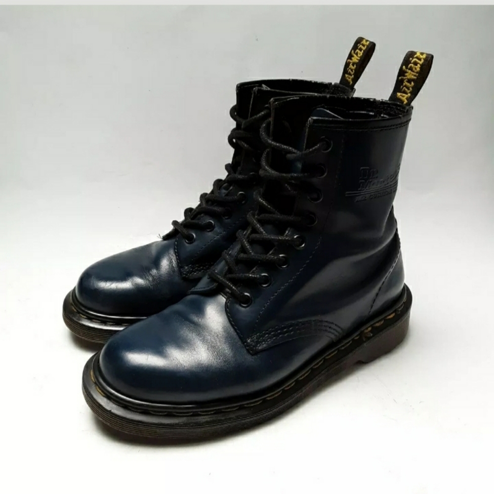 Dr. Martens Navy Blue Boots Size 6